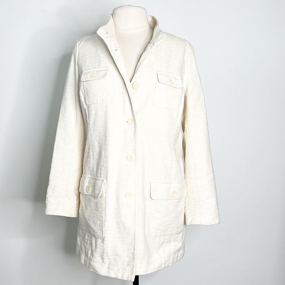 J Jill Cotton Blend Jacket - Picture 12 of 14